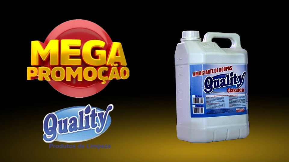 Promoção Amaciante de RoupasQuality Produtos de Limpeza 5L Clássico