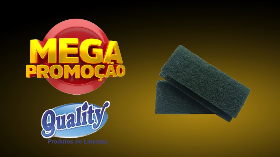 Promoção Fibra de Limpeza Pesada Slim