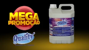 Promoção Limpador Perfumado Quality Produtos de Limpeza 5L Rose